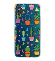 PrintiFy Samsung Galaxy M30S ile Uyumlu Water Color 4  Kamera Korumalı Şeffaf  Kılıf