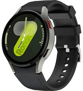 Lexroo Samsung ile Uyumlu Deri Görünümlü Hibrit 20mm Silikon Kordon Galaxy Watch 7/6/5/4 Serisi