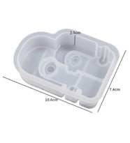 EPOKSİ REÇİNE SİLİKON KALIP İTHAL ÇİFT YÜZ FİGÜR MUM TAŞ TOZU SİLİKON KALIP HB45215-0013 (Beyaz)