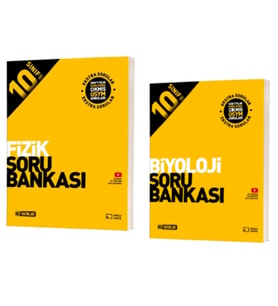 HIZ YAYINLARI 10. SINIF FİZİK - BİYOLOJİ SORU BANKALARI