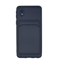 Northcity Samsung Galaxy A01 Core Kılıf Kelvin Kartvizitli Silikon - Lacivert