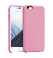 Apple iPhone 6 İnce Mat Silikon Kılıf Pembe