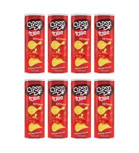 Cipso Tube Ketçap Aromalı Cips 160 gr x 8 Adet