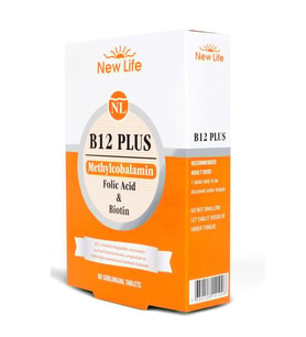 New Life B12 Plus Folik Asit ve Biotin 7640128141006