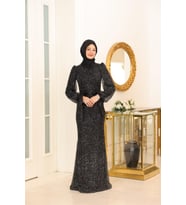 Şimal Abiye Siyah SN104