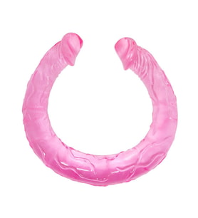 OdinsShop Double Dones 44 cm Çift Taraflı Jel Yumuşak Penis Dildo