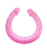 OdinsShop Double Dones 44 cm Çift Taraflı Jel Yumuşak Penis Dildo