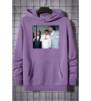 Unisex Müslüm Baba Baskılı Sweatshirt (Lila)