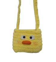 Yumoş Şaşkın Ördek Çanta Amigurumi Organik Oyuncak