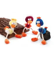 Karlie İpli Peluş Kuş 30X10 Cm Karışık Renkli