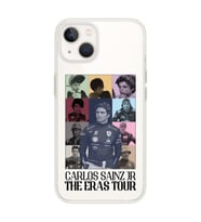 Iphone 14 Uyumlu Carlos Sainz Tasarımlı Şeffaf Telefon Kılıfı
