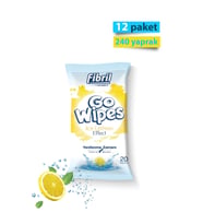 Go Wipes Ice Lemon Islak Mendil X 12 Paket 240 Yaprak