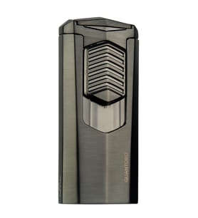 Quantoro 3 Torch Pürmüz Gunmetal Metal Puro Çakmağı - TRZ1005