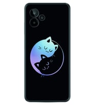 General Mobile GM 24 Pro Kılıf Silikon Desen Özel Seri Love Cats 1604