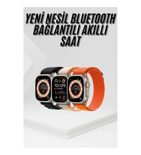 Mey İthalat® 2025 Yeni Model Akıllı Saat Android ve İOS Uyumlu Çağrı Cevaplama