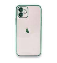 Apple iPhone 11 Kılıf Razer Lensli Silikon - Yeşil