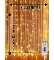 Perde Süsleme Ledi Perde Peri Led EN 3 METRE-BOY 1 METRE 100 Adet Gün Işığı Led (STD)