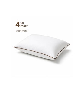 Cloud Support Biyeli Yastık 4'li Paket 50x70 cm 1200 gr Boncuk Silikon Elya