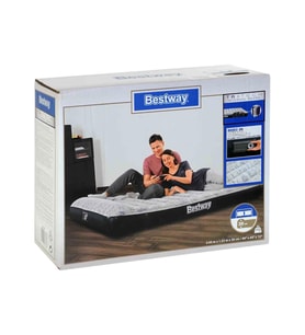 Bestway Ev Yatak Flok 203X152 Cm Pompalı Beyaz