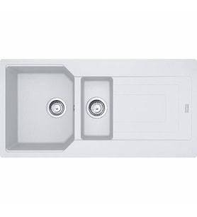 FRANKE Urban UBG 651-100 Bianco Tezgah Üstü Granit Eviye (Beyaz)