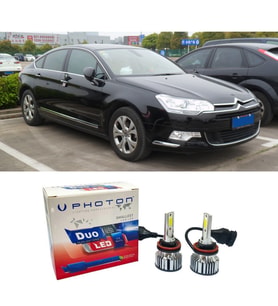 Citroen C5 Led Xenon Kısa Far Ampulü H7 Duo Yeni Seri Beyaz