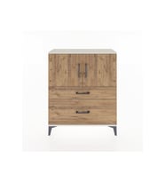 Arges Şifonyer 2 Raflı 2 Çekmeceli 2 Kapaklı 88x30x106 Aytaşı-Çam