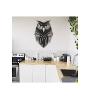 Baykuş Efsane Tablo Ahşap Mdf Lazer Kesim