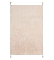 Makine Kaymaz Yıkanabilir Pudra Düz Triko Salon Halısı Mutfak Halısı Koridor Halısı Yolluk beige