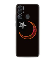 Tecno Pova Neo Kılıf Resimli Desenli Silikon Platinium Series Ay Yıldız 1884