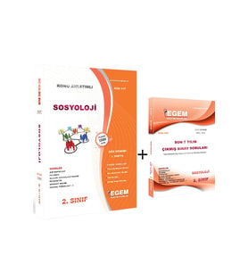 Egem Eğitim Yayınları Aöf Sosyoloji 2.sınıf Güz Dönemi Konu Anlatım+çıkmış Soru Seti !! (Çok Renkli)