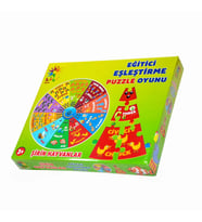Şirin Hayvanlar İngilizce Eğitici Puzzle