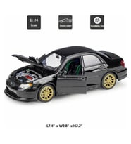 Welly Subaru Impreza Wrx Sti 1/24 Siyah Model Araba