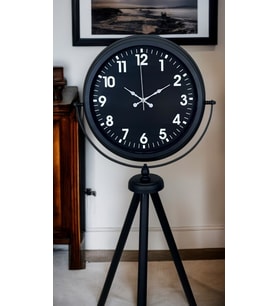 River World Ayaklı Saat Tripod Standart Stil Asil Siyah