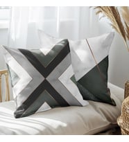 eJOYA Modern Tasarımlı 2'li Yastık İçi Ve Kırlent Kılıfı 45cm 113430
