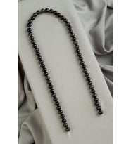 Gold Obsidyen Doğal Taş Parlak Küre Kesim 6mm Dizi