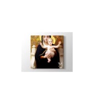 William Bouguereau - La Vierge Au Lys Tablo - 106423 - 70x70 Cm