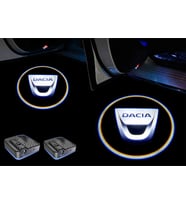 Dacia Araçlar İçin Pilli Yapıştırmalı Kapı Altı Led Logo