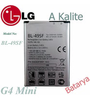 LG  Uyumlu G4 Mini Batarya BL-49SF Batarya Pil A Kalite