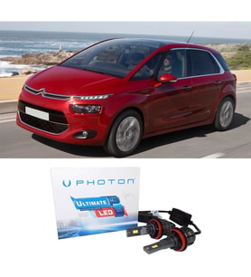 Citroen C4 Picasso Led Xenon Uzun Far Ampulü H1 Ultimate Yeni Seri Beyaz 2006 - 2019