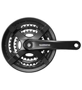 Shimano FC-TY501 Aynakol 3x7X8V Siyah 28/38/48T 175mm