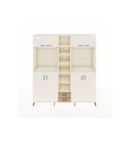 Hyperion Dolap 14 Raflı 2 Çekmeceli 2 Askılı 220x44x243 Aytaşı-Aytaşı/Çam