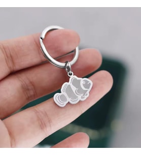 Palyaço Balığı Anahtarlık 925K Gümüş