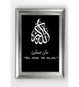 GÜMÜŞ ÇERÇEVELİ TABLO A1567