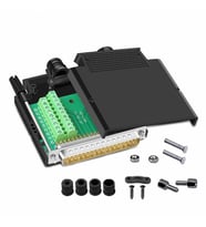 Kutulu DB25 to Dip Adaptör Erkek Terminal Soket 25 Pin D-Sub Paralel Port Haberleşme Uart DC 3V 5V