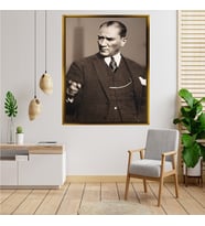 ÇERÇEVELİ ATATÜRK TABLO S645