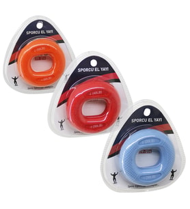Lunaev Halka Model Renkli Sporcu Silikon El Yayı Çift Kullanım = 20-30LBS - 40-50LBS - 50-60LBS