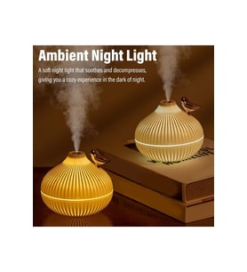 Ultrasonik Hava Nemlendirici ve Gece Lambası, Ferahlatıcı Atmosfer