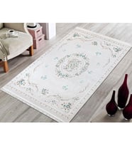 BAHARİYE HA RUBY 9661 MAVİ 155 X 230 CM SAÇAKLI MODERN HALI
