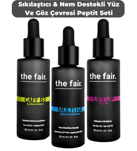 the fair. Sıkılaştıcı & Nem Destekli Vegan Yüz ve Göz Çevresi Bakım Seti