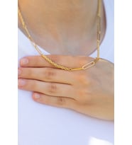 ÇGK KUYUMCULUK HALAT ATAÇ ALTIN KOLYE (Gold)